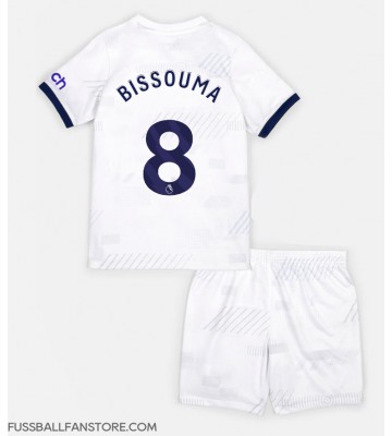 Tottenham Hotspur Yves Bissouma #8 Replik Heimtrikot Kinder 2023-24 Kurzarm (+ Kurze Hosen)